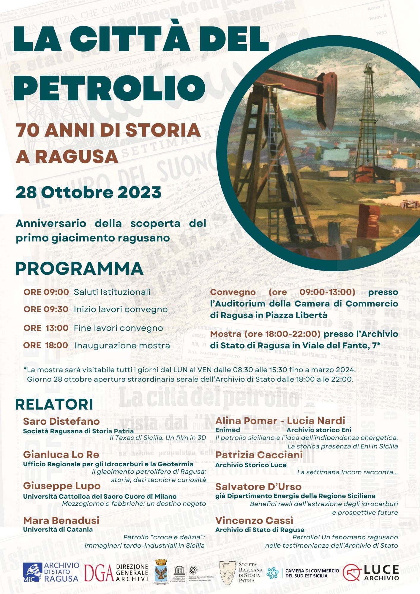 Locandina dell'evento La città del petrolio